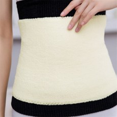 니트기모보온복대 블랙 임신준비배워머