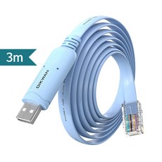 USB TO RJ45 RS232/콘솔케이블 / 3M (FTDI FT232RL+ZT213 칩 사용) (대량 주문제작 가능), 300cm, 1개, USB TO RJ45-RS232(블루)