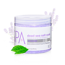 BCL스파 딥 씨 쏠트 레몬그라스 그린티 16oz 사해소금스크럽 각질제거, 라벤더, 1개입, 1개