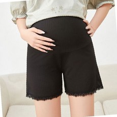 임산부 전용 편안한 숏팬티 배 부분 좋은 속옷 임신 중 착용 편리한 홈웨어 하의