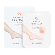 SHINING CODE 샤이닝코드 아미노 풀 풋 마스크, 1통, 6개입