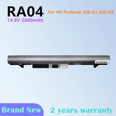 RA04 14.8V 노트북 배터리 HP ProBook 430 G1 G2 시리즈 HSTNN-IB4L H6L28ET HSTNN-W01C 호환