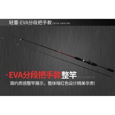 Raindrop 路亞竿 碳素釣魚竿, 直柄-請選郵寄方式取貨