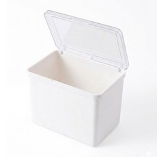 레브하우스 깔끔보관 세탁세제 캡슐세제 커피 수납 보관함, 1개, 화이트