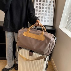 健身包女乾濕分離游泳包運動包男短途旅行包大容量手提行李袋輕便, 卡其色, 1個