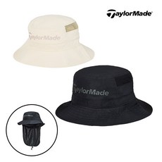 테일러메이드 2025 선쉐이드 버킷 모자 탈착가능 UN562 테일러메이드 코리아 정품, 베이지, 1개