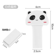 馬桶提蓋器，可愛卡通造型設計，衛生掀蓋輔助工具, 馬桶提蓋器-白色貓熊, 白色