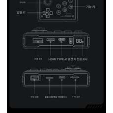 휴대용 레트로 게임기 1인 가정용 오락실형 본체 고전, 중국 본토, 패키지 1, 본체 메카 레드 앤 블루 보조배터리