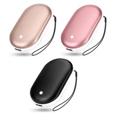 리2치점빵 따뜻한겨울 대용량 보조배터리 손난로 각인 4400mAh DD-12441, 로즈골드(DD-12441)