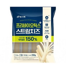빙그레 프리바이오틱스 스트링치즈, 1개, 200g