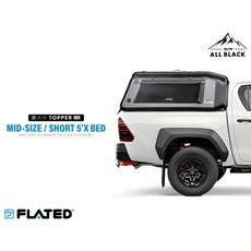 FLATED 高頂式充氣高蓋 5'X - HILUX / RANGER 黑四驅ALL BLACK