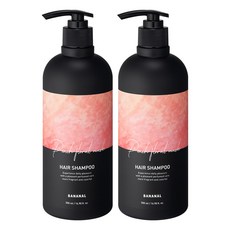 바나날 퍼퓸드 헤어 샴푸 피치 플로랄 머스크향, 500ml, 2개