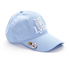 Lynx Golf 經典男款防潑水磁鐵球標高爾夫球帽，多款任選，舒適可調節, 水藍色, 1個