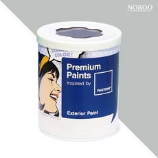 노루페인트 팬톤 외부용 실외 저광 페인트 1L, 14-4103 Gray Violot, 1개