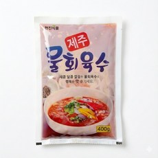 현진식품 제주 물회 육수 400g (새콤달콤 깔끔한 맛) 물회 양념 소스, 1