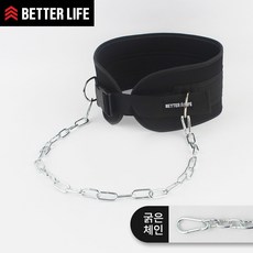 베럴라이프 중량벨트 턱걸이 딥 딥스 디핑 풀업 24종 모음, B타입+기본형+강화플라스틱버클+굵은체인&비너