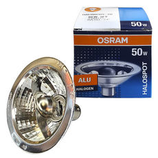 OSRAM 오스람 HALOSPOT 70 41990 FL 12V 50W BA15d 24도 할로겐 램프 전시조명 스포트라이트, 전구색, 1개