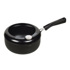 진주 금속 NEW 낙천가 철제 온도계 부착 한 손 튀김 냄비 20cm HB-2517