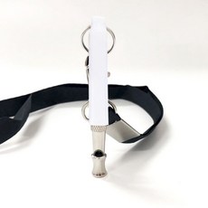 臺灣出貨 訓犬笛 犬笛 犬哨 超聲波訓犬笛哨子 訓狗神器 狗狗訓練器材 寵物用品, 1個, 犬笛带绳-白色