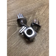 BMW F10 F11 門提座 簡單修改 安裝, 銀色,四顆一組, 1個