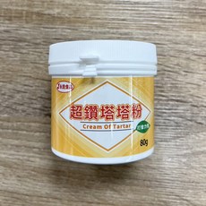 永詮 超鑽塔塔粉 1kg/80g 食品添加物, 1個, 超鑽塔塔粉_80g