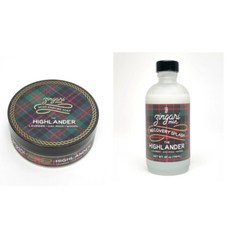 징가리맨 하이랜더 HIGHLANDER 면도 쉐이브 비누 솝 + 애프터 쉐이브 118ml 세트, 1개