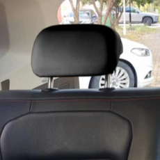 범용 자동차 좌석 머리 받침 커버 더러움 방지 탄성 목 베개 트럭 SUV 인테리어 액세서리, 02 Black