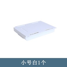 桌下隱藏式抽屜盒 學生文具整理收納, 小號白色（1個）