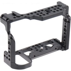 포커스포토 카메라 케이지 비디오 촬영 안정기 리그 알루미늄 합금 확장 프레임 콜드 슈 및 14 38 나사 마운트 니콘 Z5Z6Z7Z6IIZ7II용, 포커스포토 카메라 케이지 비디오 촬영 안정기 리그 알루