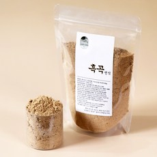 그레인팜 흑곡선식 국산 블랙 3곡 서리태흑미흑임자 72시간 정성 쪄서 볶은 건강선식, 1개, 300g