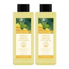 더허브샵 디퓨저 리필오일, 레몬유칼립투스, 200ml, 2개