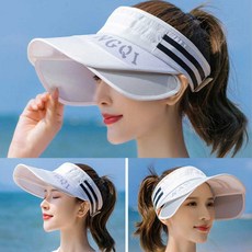 야외 산책 걷기 나들이 썬캡 중년 여성 모자 hay+0942Rh