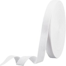 45m 폴리에스테르 리본 짜임 자수 장식 DIY 재봉공예 수제 의상 장식 블랙 하얀색 20mm 폭, 1개