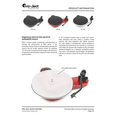 沐耳 奧地利 Pro-ject RPM 3 Carbon 黑膠唱盤 10吋碳纖維唱臂 2M Silver唱頭 黑紅