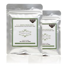 부드러운 스고이헤나 다크브라운 천연헤나 염색가루 흰머리 새치커버 100g, 1개