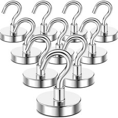 초강력 고리 자석 후크 고리형 32mm, 실버, 10개