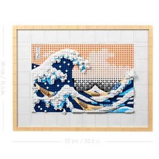 중국블럭 빈센트 반 제품 별이빛나는밤 호환블럭 고흐, 1개, 2. 신카나와 파도(22x12x18cm)