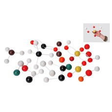 대형분자구조모형(봉결합식14종78점) 생활과학교실 과탐