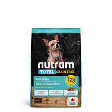 Nutram 紐頓 無穀全能系列 T28 鮭魚+鱒魚配方狗飼料, 1個, 5.4kg