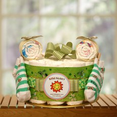 베이비샤워 여성병원 산후조리원 순산기념 아기100일 1살잔치 파티축하 애기엄마 기저귀케이크 선물, 20개, 남아용