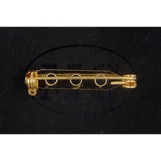 沐錦飾品材料DIY 25MM銅(無鉛)安全別針 @50入, (無鉛銅胚)50入/瓶, 1個