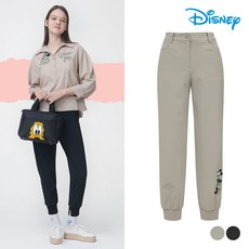 [디즈니골프]여성 밑단 시보리 조거 팬츠 DO1LPA007