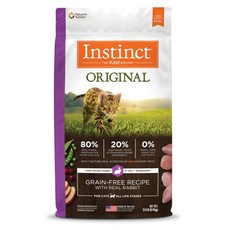 인스팅트 전연령 고양이 생식본능 오리지날 건식사료, 토끼, 900g, 1개