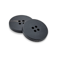 동대문단추나라 소뿔단추 플랫매트 시리즈, 10개, P2 - 7번 검정 플랫 매트/18mm