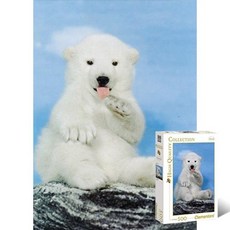 사진퍼즐 직소퍼즐 - 500조각 아기 백곰 (CL30364), 1개