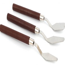 오알마켓 스텐 페인팅 나이프 전문가용 학생용 1P 유화팔레트, 라운드사각