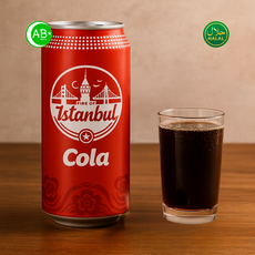 Suntat Gazoz Turkish Soda - Cola Halal 순탓 가조즈 콜라 할랄, 4개, 330ml