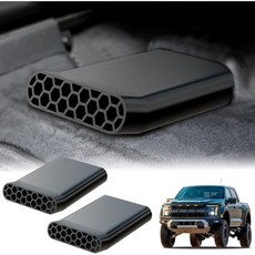 2개 세트 좌석 아래 통풍구 디플렉터 후면 바닥 에어컨 연장기 포드 F150 2015-2024 라이트닝 및 랩터 방향 조절기