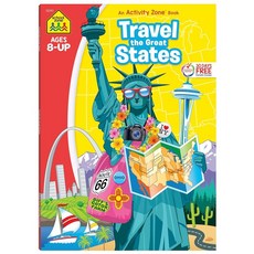School Zone Travel the Great States Workbook: 64 Pages 3rd Grade Geography Map-Reading United, School Zone Travel the Great S