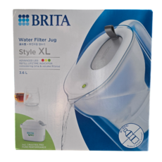브리타 스타일XL 그레이 3.6L 정수기 + 기본필터1개 PG0102, Style XL